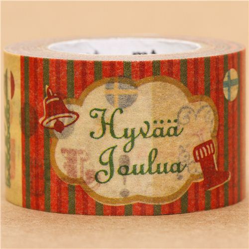Merry Christmas mt Washi deco tape in many languages