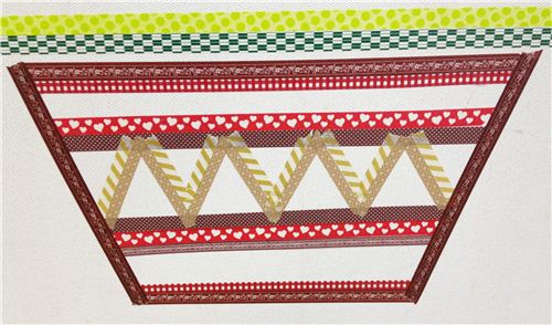 We're crafting a Washi Christmas Tree 6