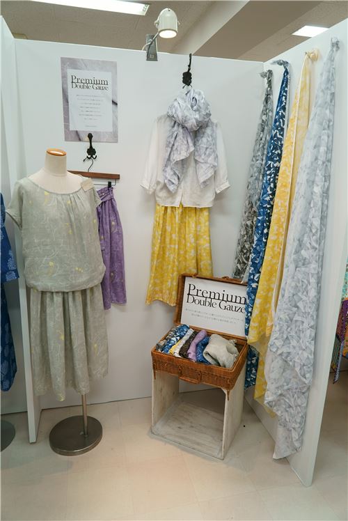 Premium double gauze fabrics on show